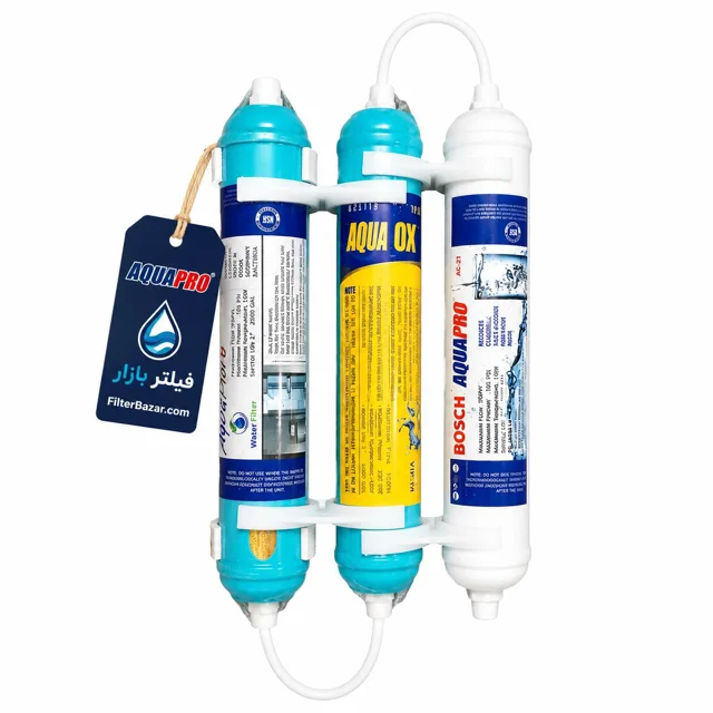 فیلتر سه مرحله‌ یخچال سایز کوچک AQUAPRO