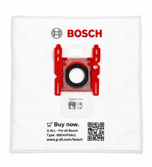 کیسه جاروبرقی بوش مدل BBZ41FGALL تایپ G ALL بسته 4 عددی (BOSCH)