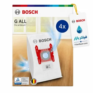 کیسه جاروبرقی بوش PowerProtect مدل BBZ41FGALL تایپ G ALL بسته 4 عددی (BOSCH)