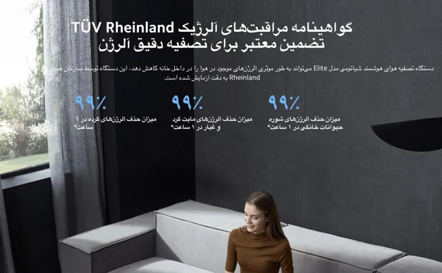 دستگاه تصفیه هوا شیائومی الیت Xiaomi Smart Air Purifier Elite