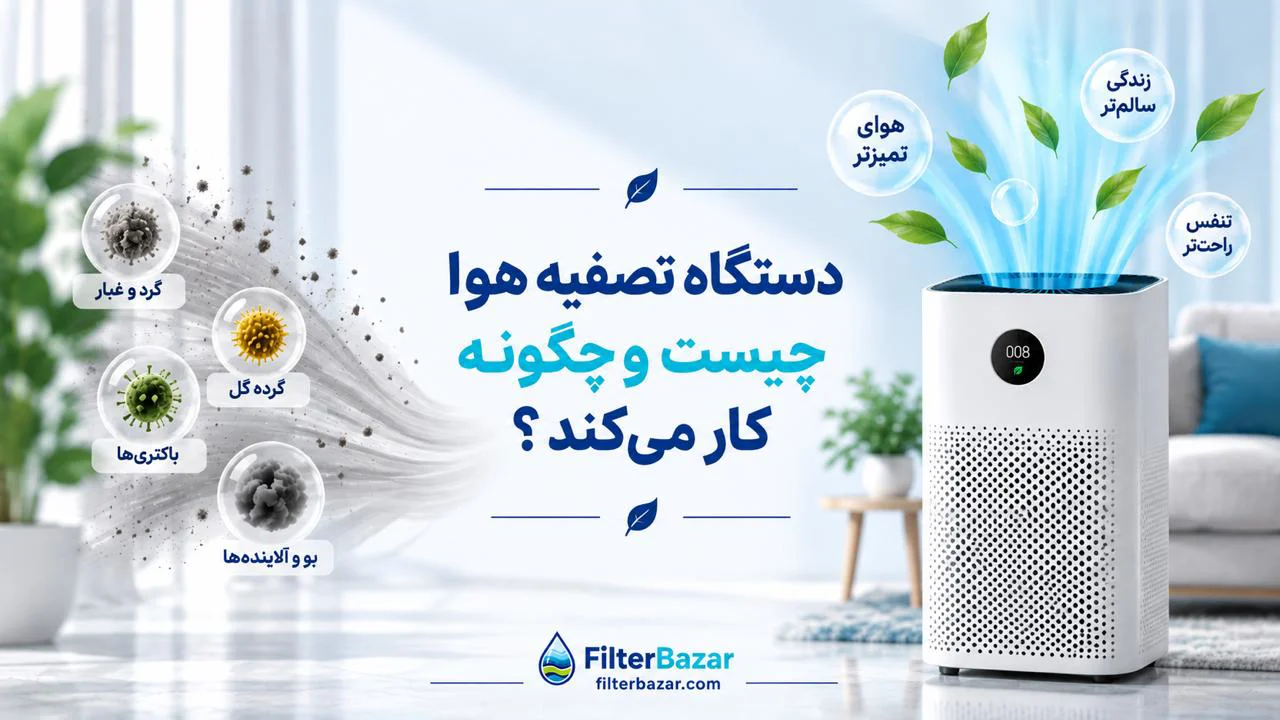 دستگاه تصفیه هوا چیست و چگونه کار می‌کند؟