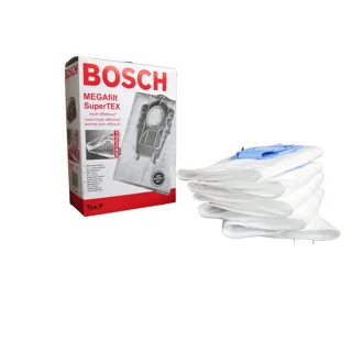 پاکت جاروبرقی بوش MEGAfilt SuperTEX مدل Type P بسته 5 عددی (BOSCH)