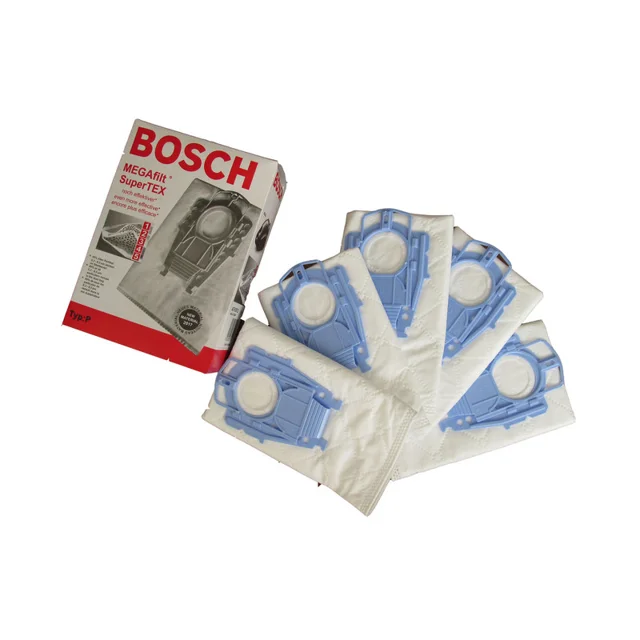 پاکت جاروبرقی بوش MEGAfilt SuperTEX مدل Type P بسته 5 عددی (BOSCH)